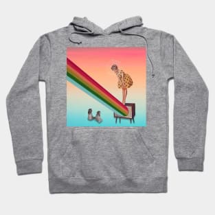 Get Out and Play Collage Art Hoodie